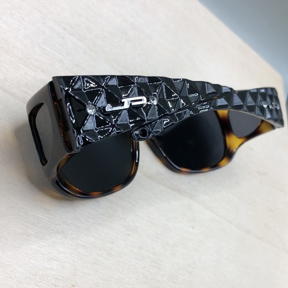 Jonathan Paul Fitovers Eyewear Diamond Cut 001S Tortoise Polarized 60-11-130 - Picture 3 of 9